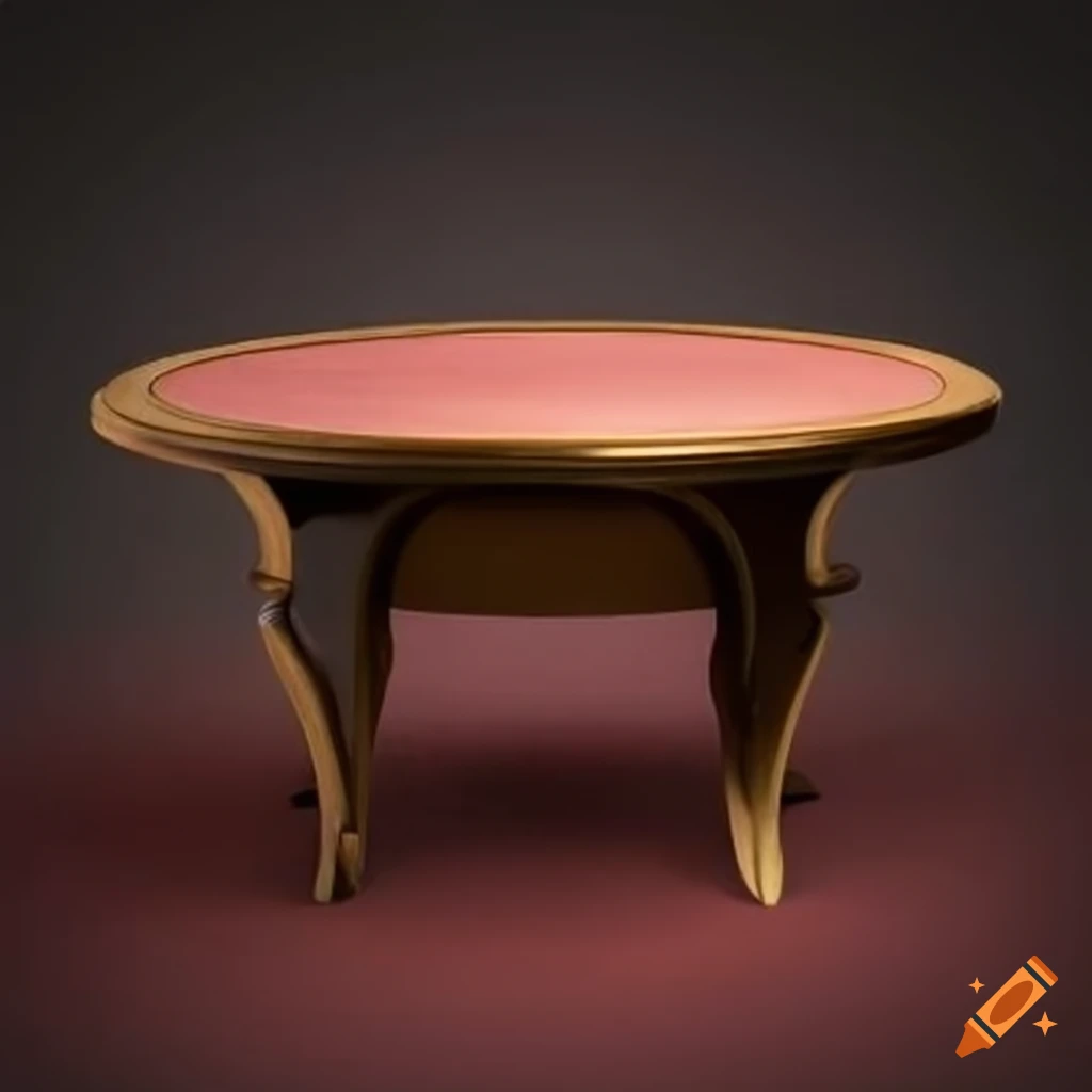 side view of a saloon poker table