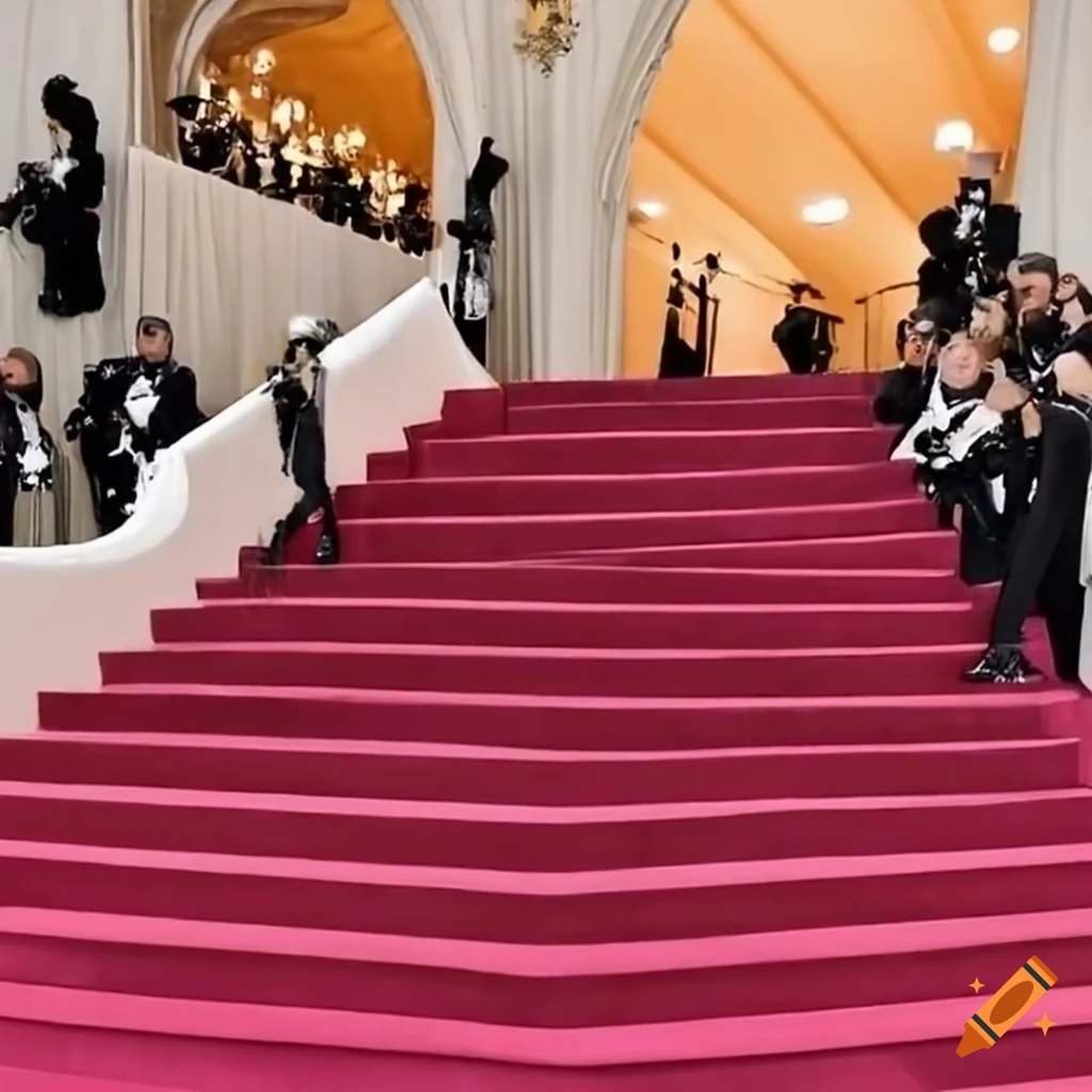 Iconic stairs at met gala 2019 on Craiyon