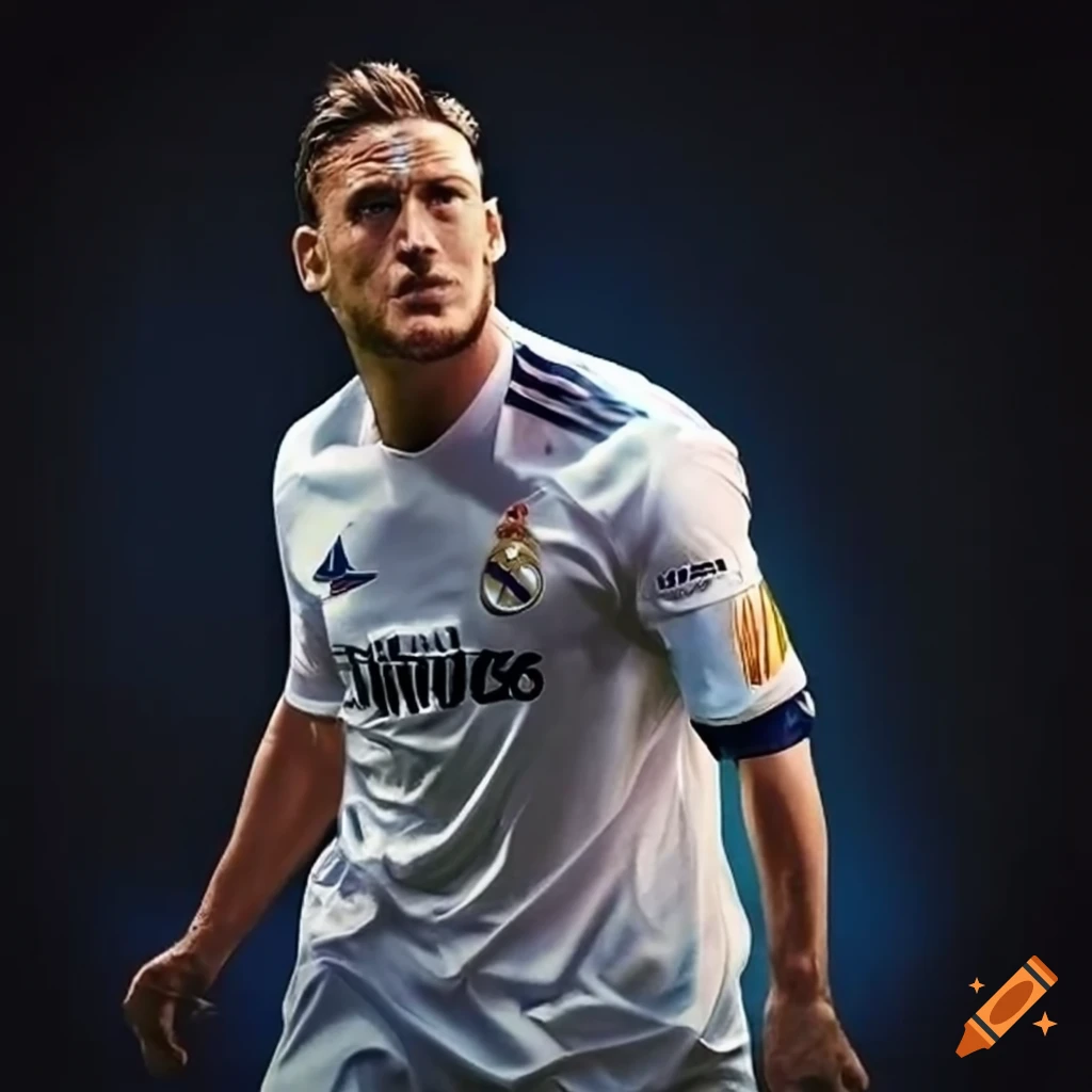 Francesco Totti & Sergio Ramos - Soccer Large poster Roma Real Madrid