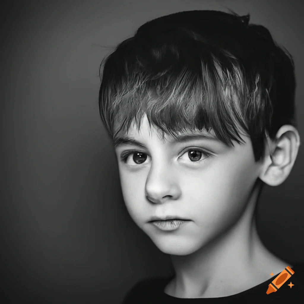 portrait of a friendly Jewish boy