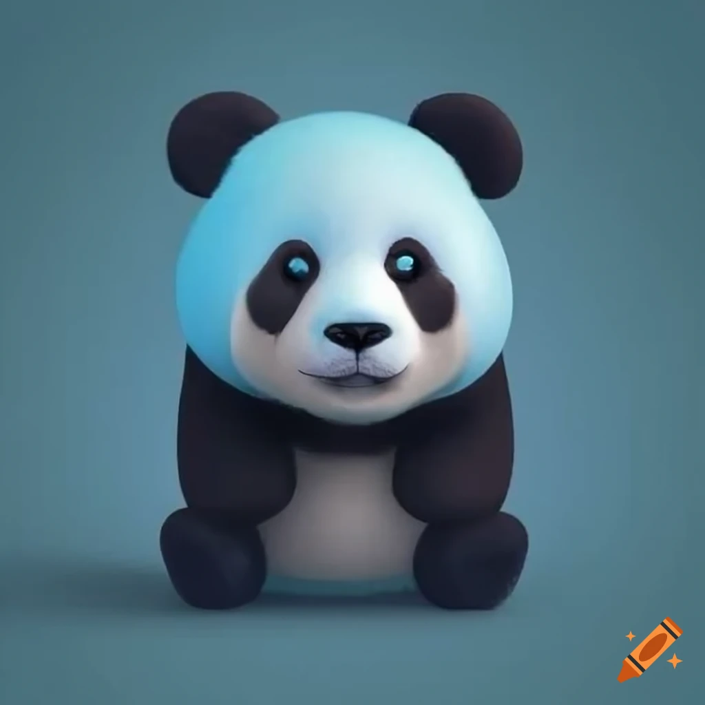 blue panda image