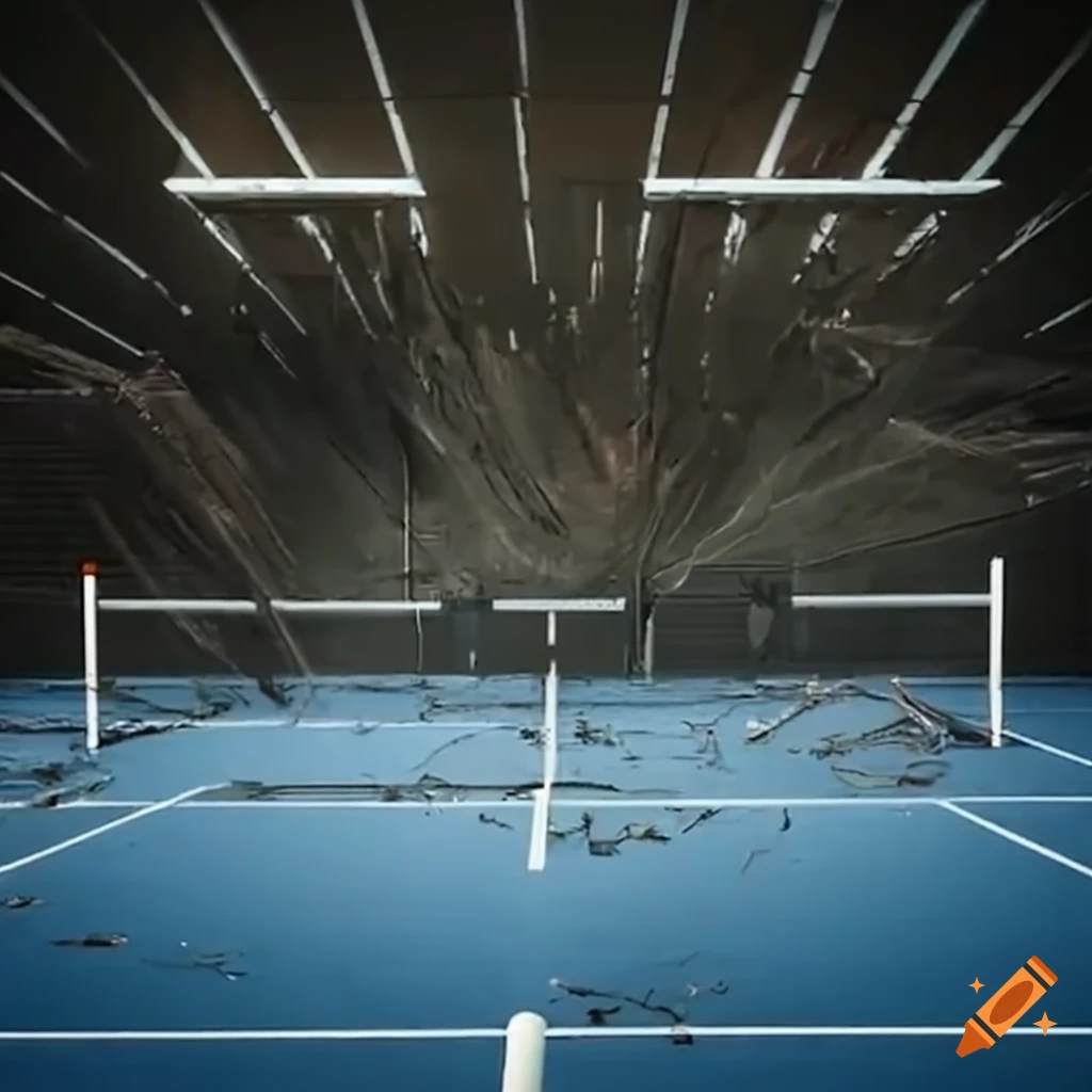 pickleball court destroyed by tornado
