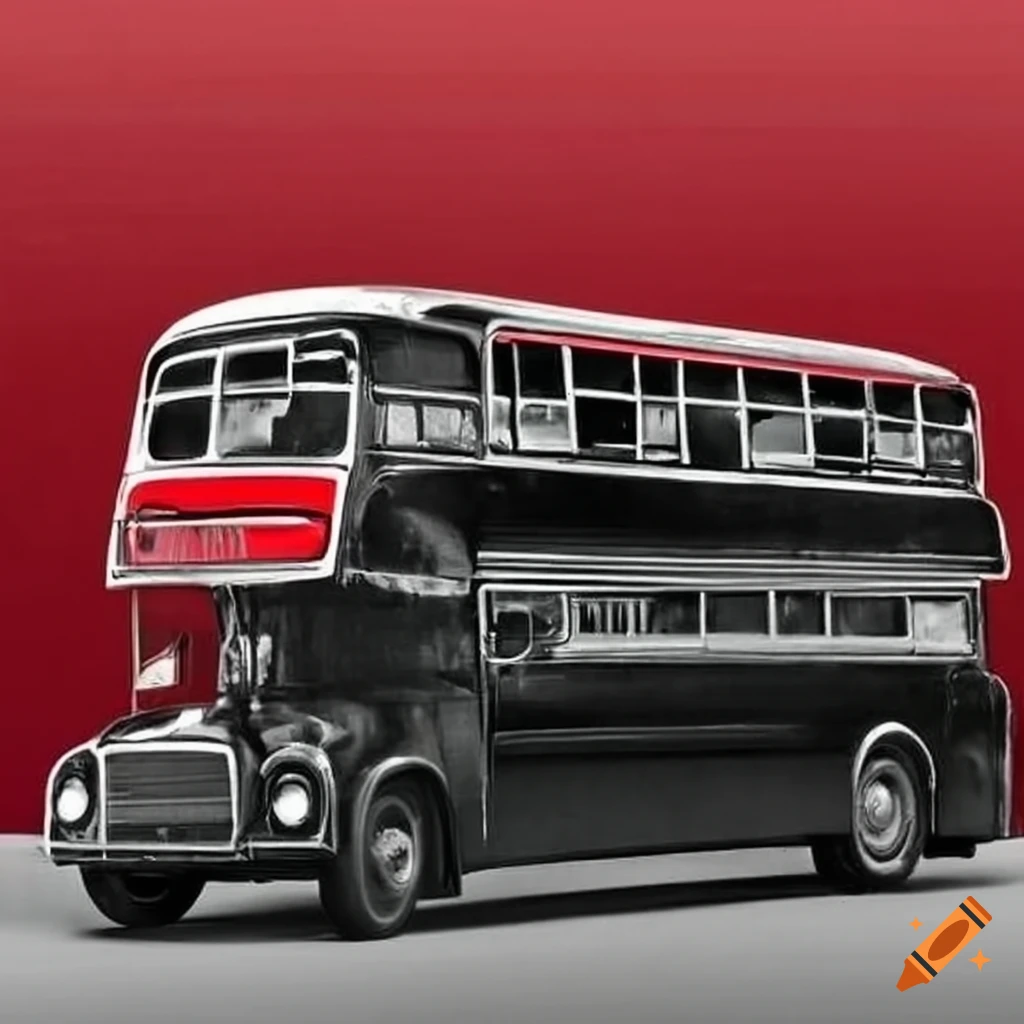 black and red bus with Gus Bus written on the side