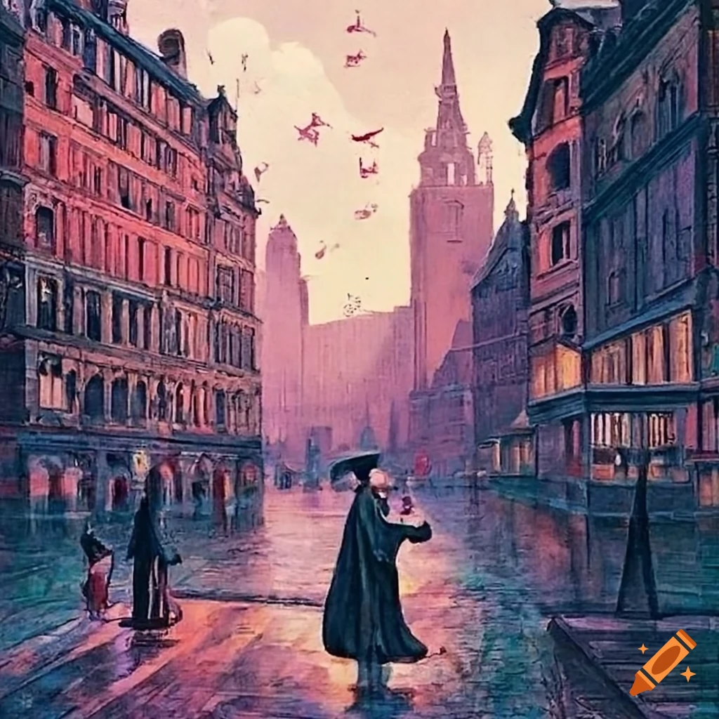 Artwork Depicting The Philosophy Of 19th Century Cities On Craiyon