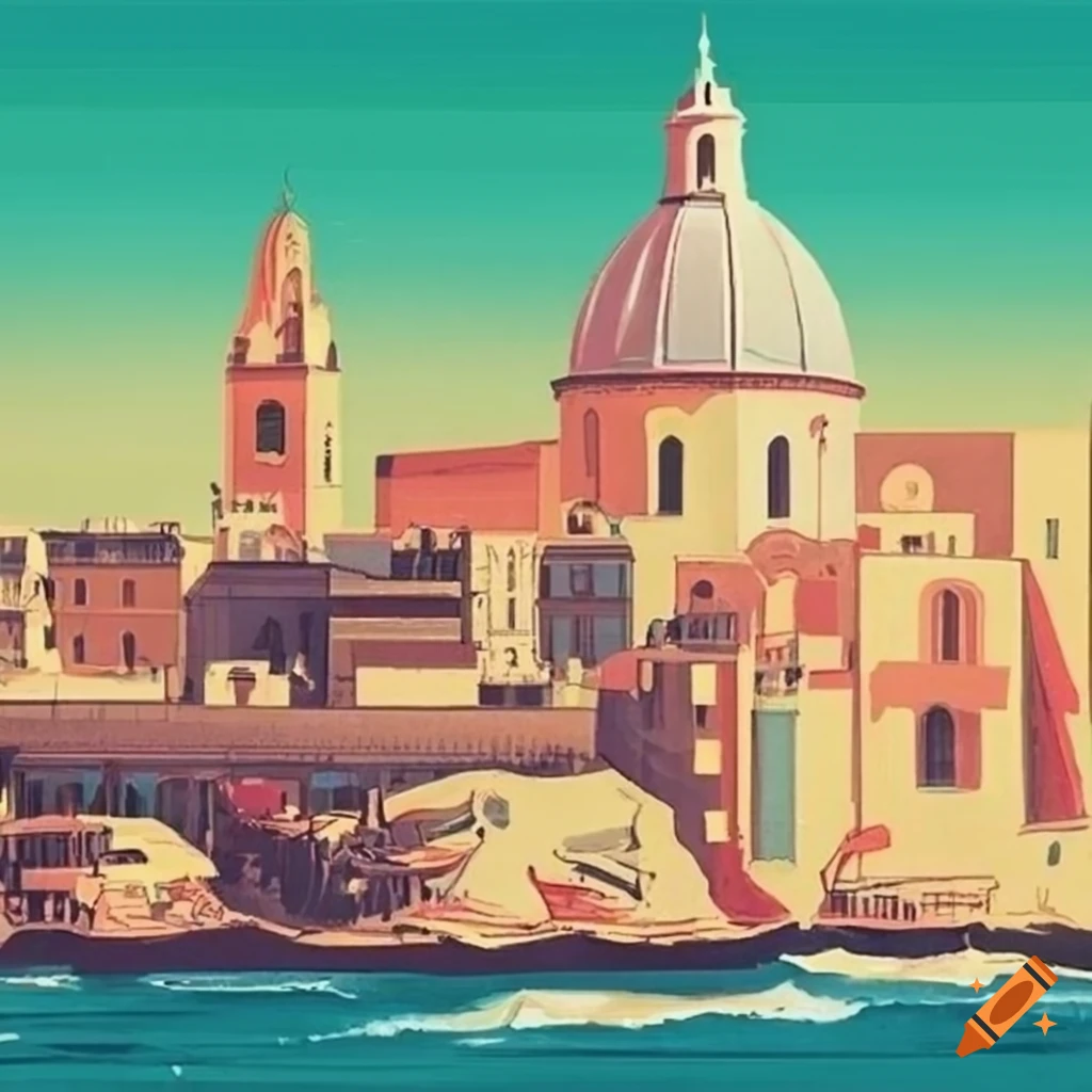 vintage-travel-poster-of-la-valetta