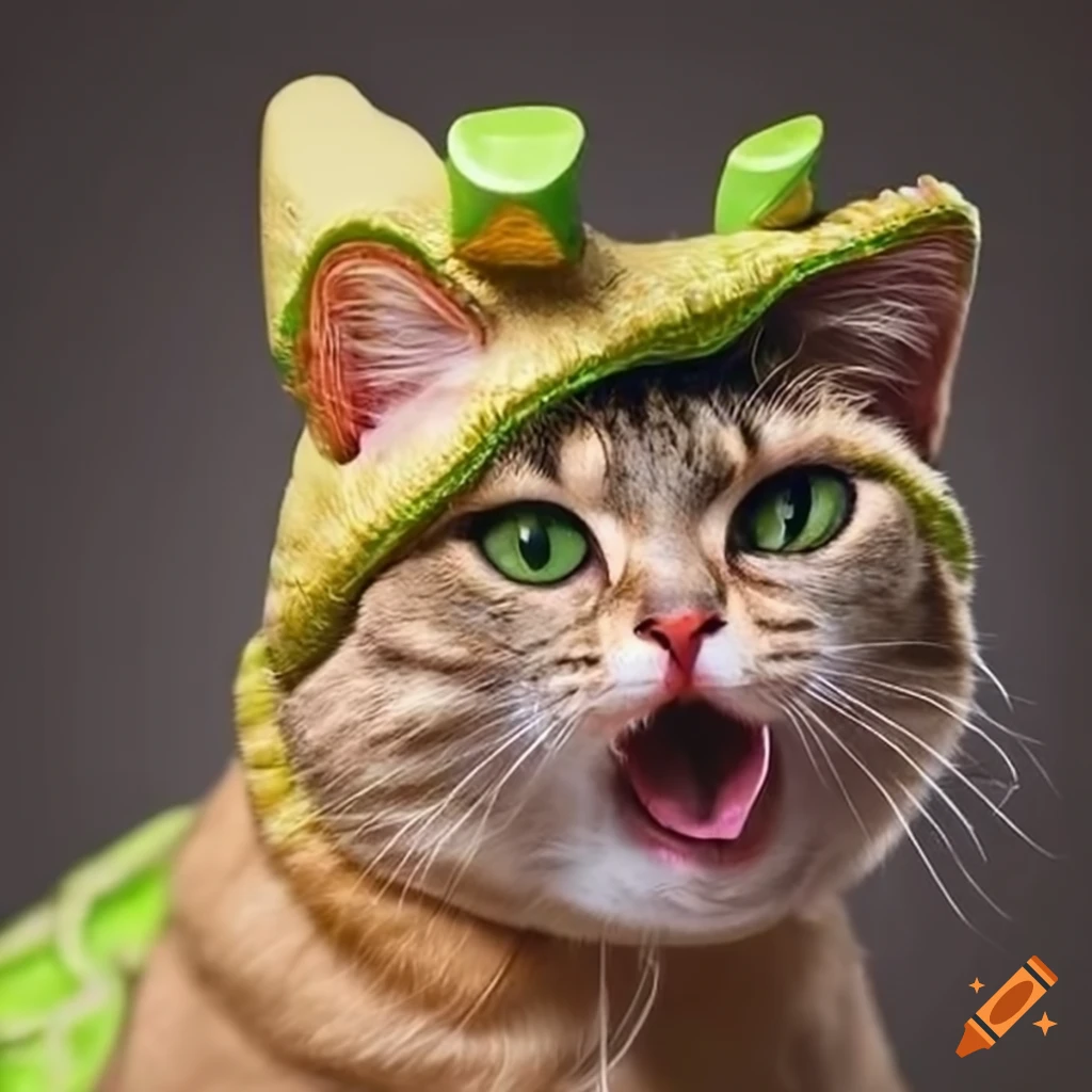 Cat Wearing A Dinosaur Costume On Craiyon