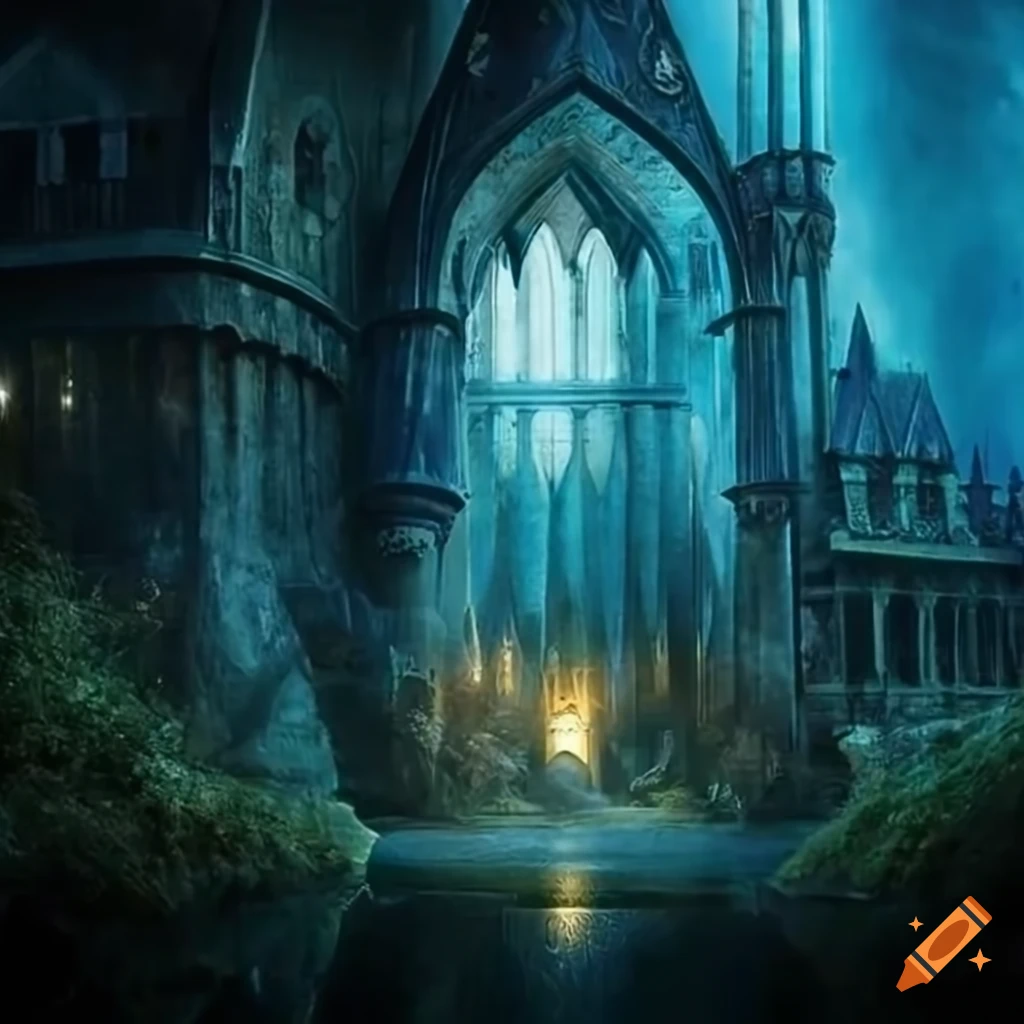 Night Scene In The World Of Harry Potter