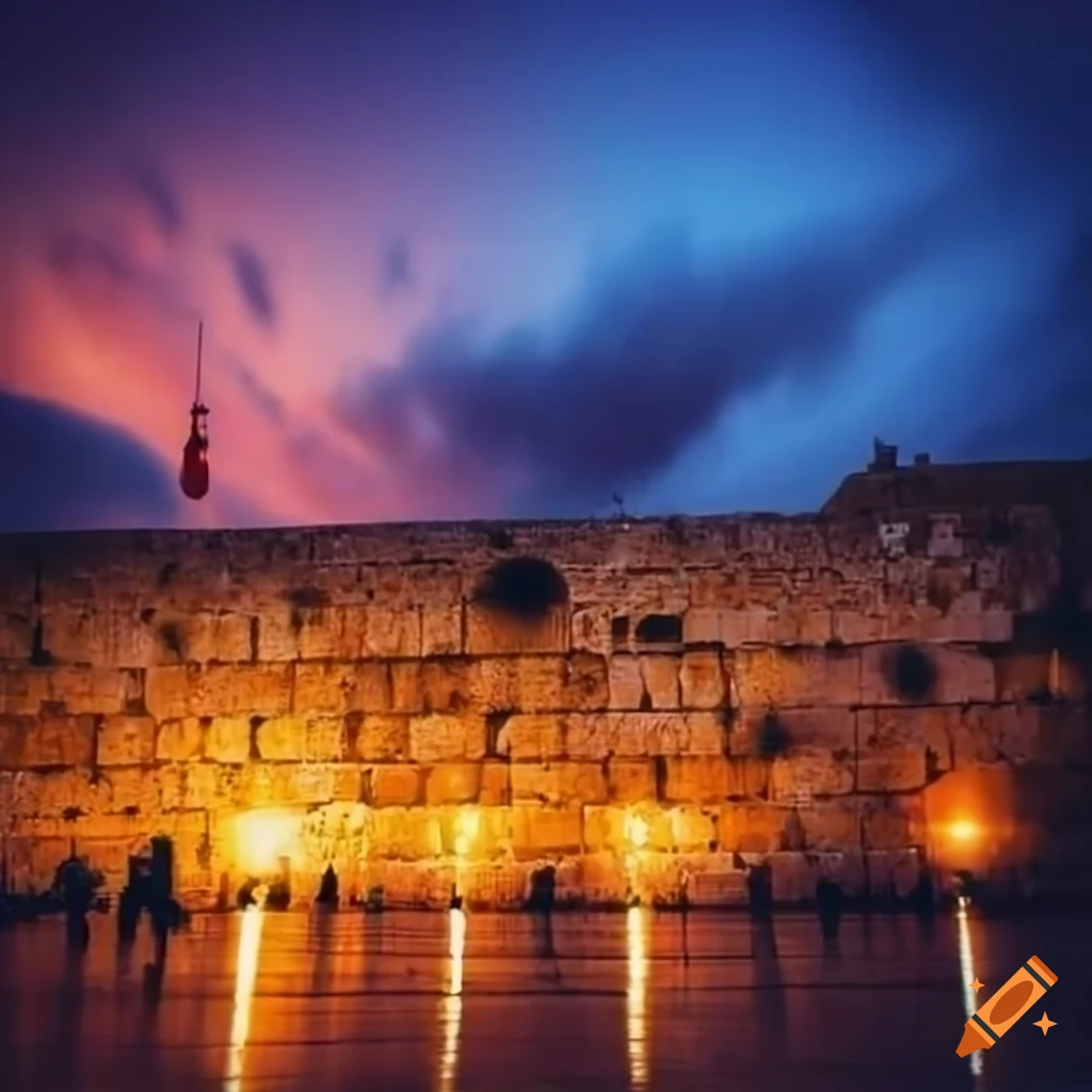 Sunrise at the western wall