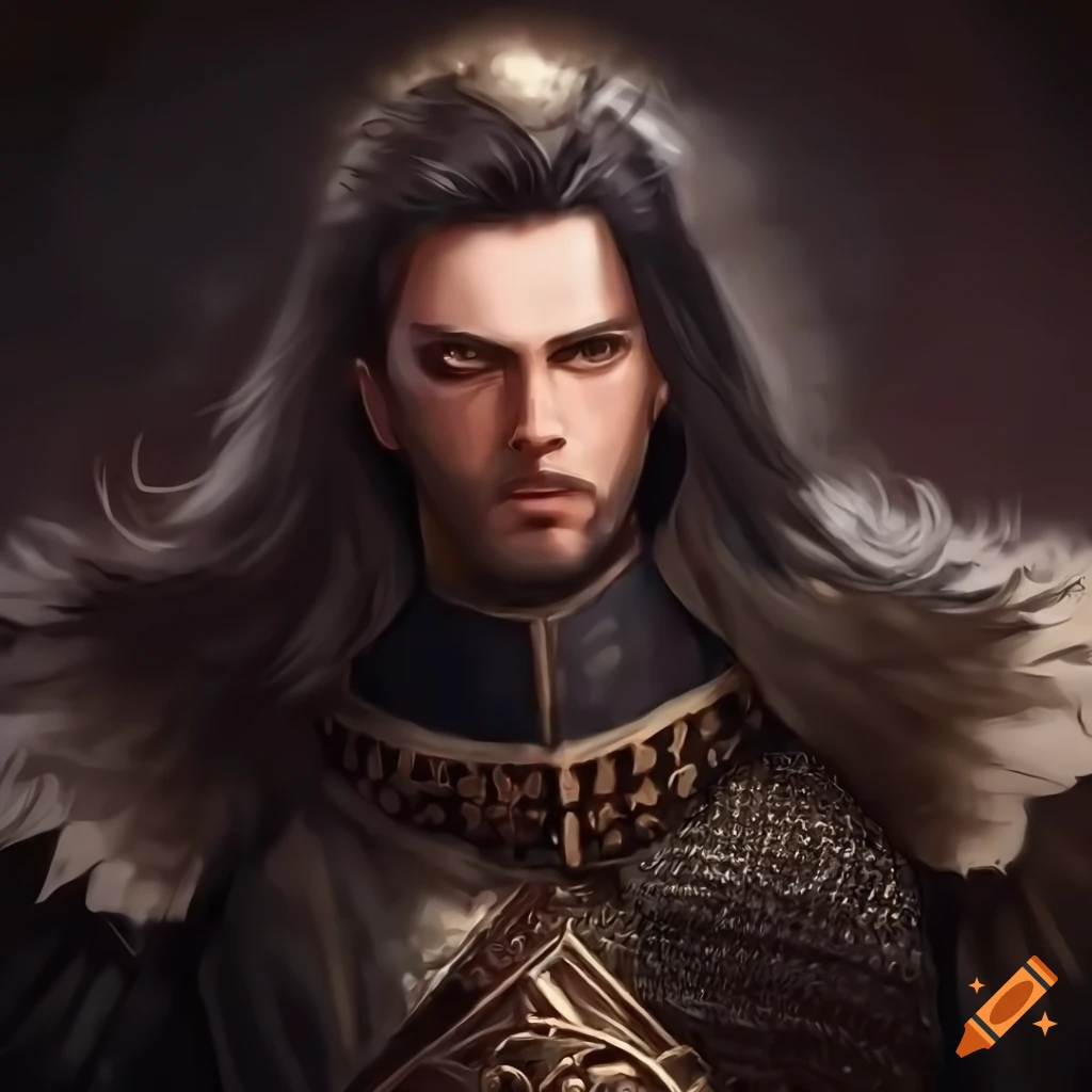 Detailed Portrait Of A Strong Knight With Black Hair And Beard On Craiyon detailed-portrait-of-a-strong-knight-with-black-hair-and-beard-on-craiyon