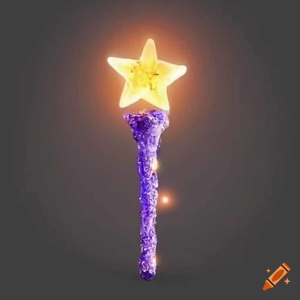 Glowing Fairy Wand With A Star On Craiyon Glowing fairy wand with a star on craiyon