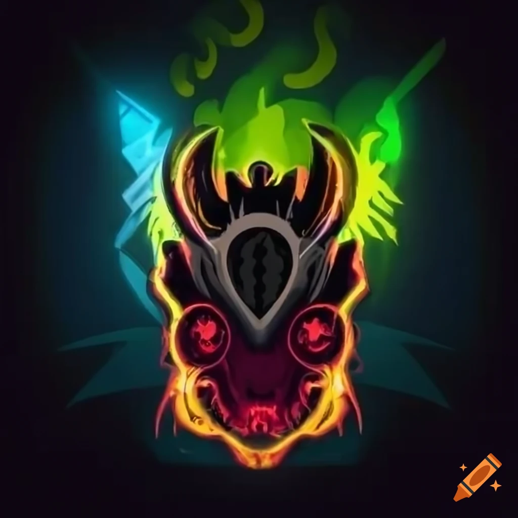 Monster horn gaming logo on Craiyon