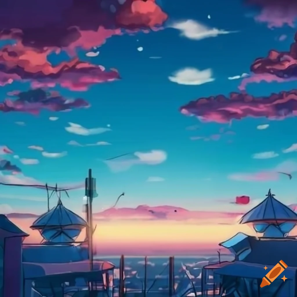 Anime Lo-fi Desktop Wallpapers  Anime scenery, Anime scenery