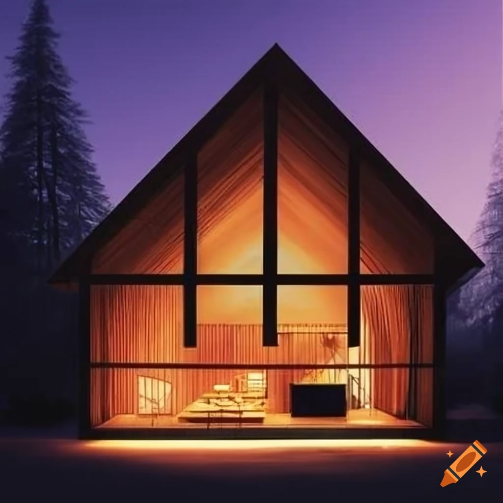 cathedral-like cabin architecture