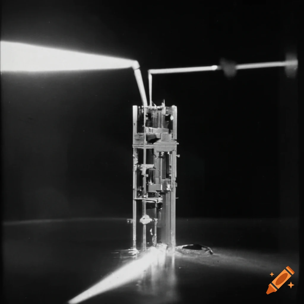 Experimental photograph of science light experiment on Craiyon