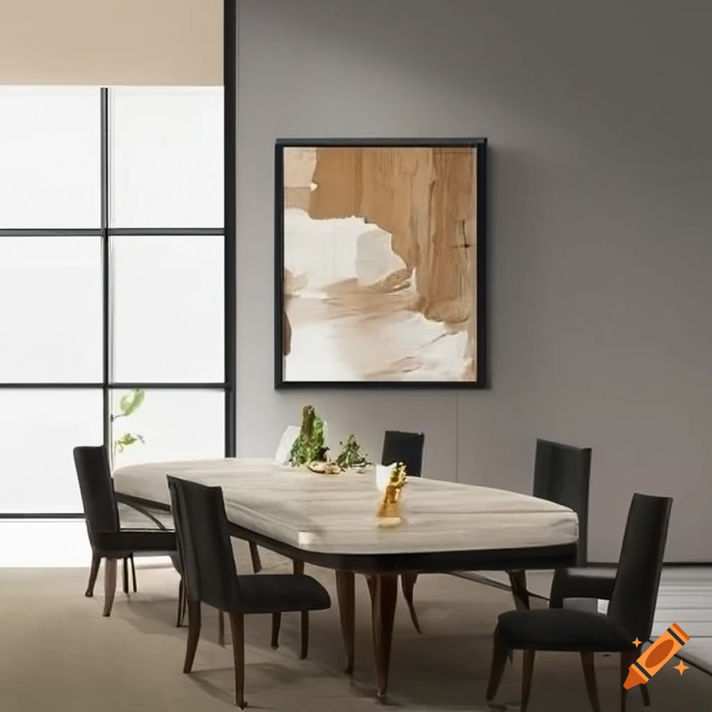 stylish dining room wall decoration