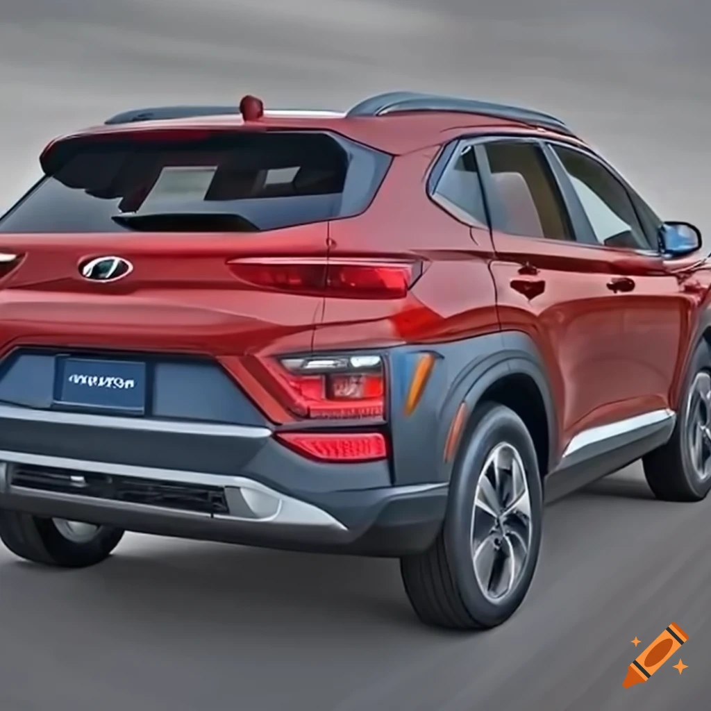 rear view of 2022 Hyundai Santa Fe Kona