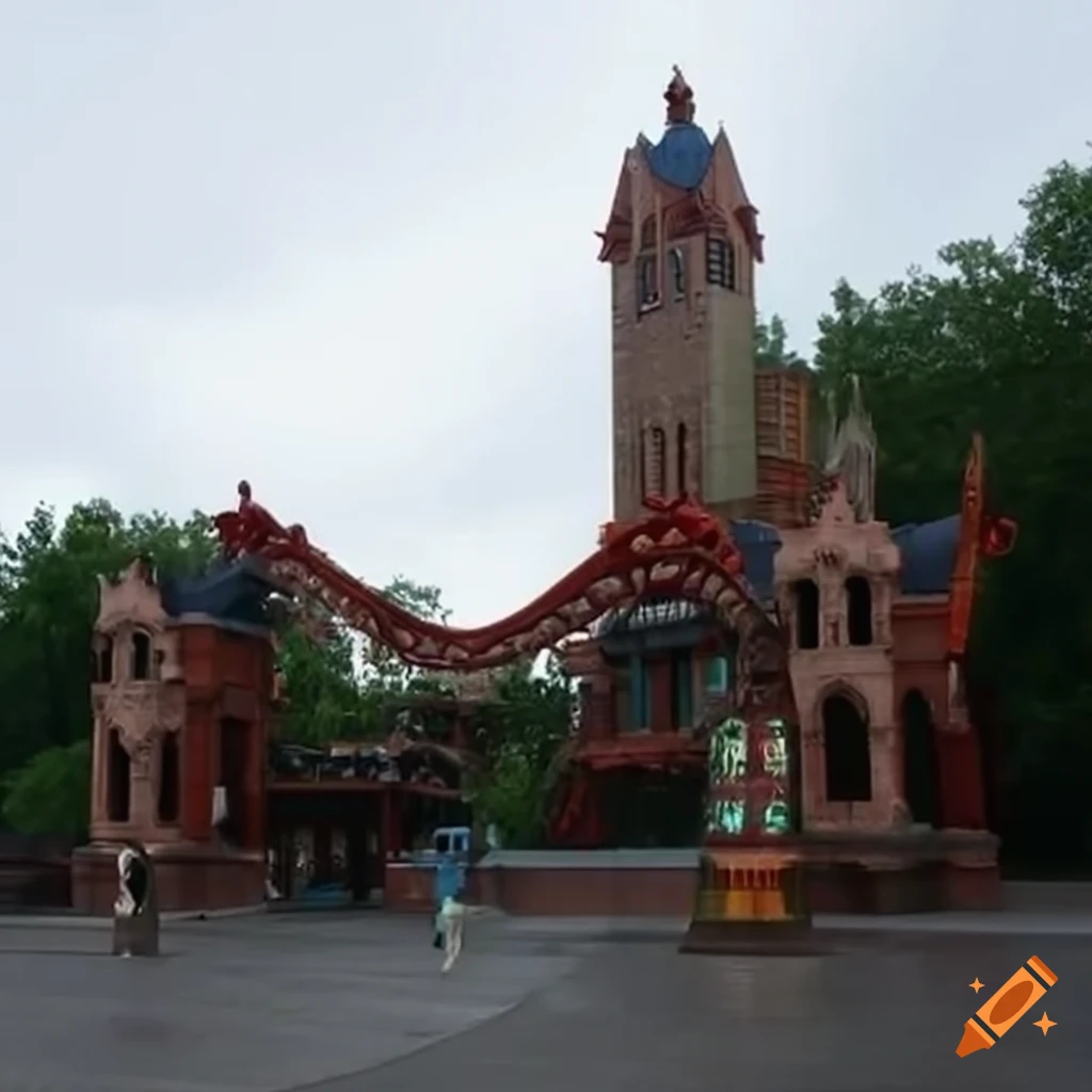 entrance to a theme park