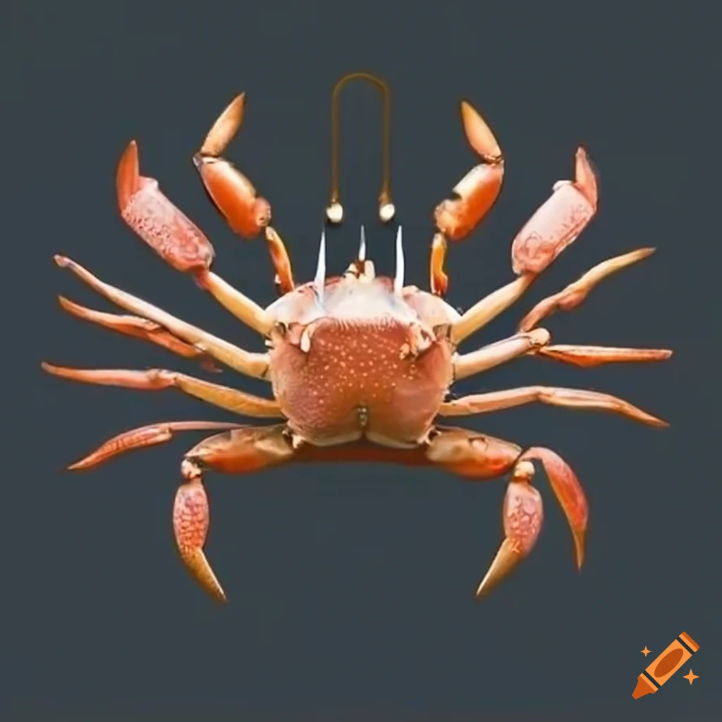 image of a crab enjoying music