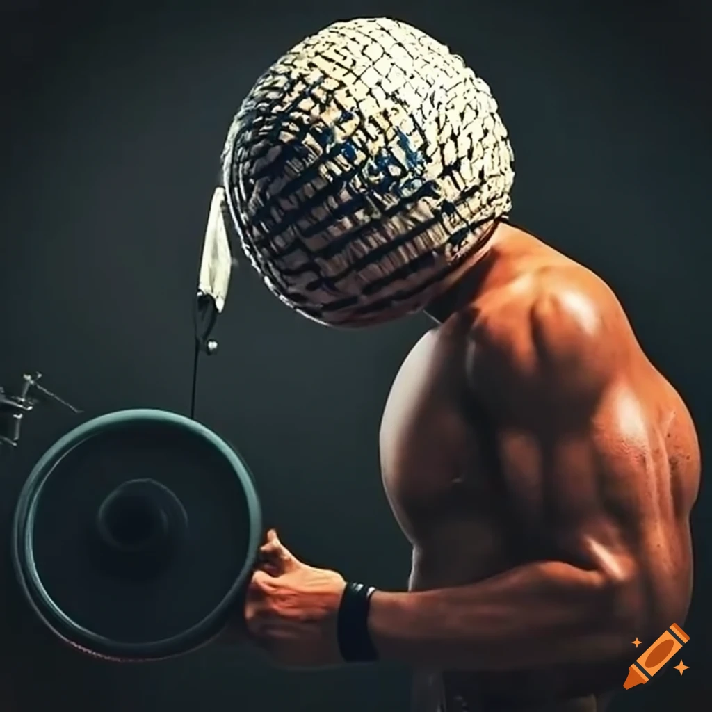 Wilson exercising at the gym
