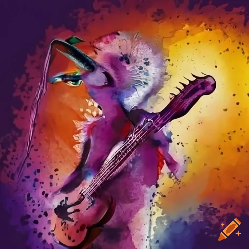 Animals As Musicians On Stage On Craiyon