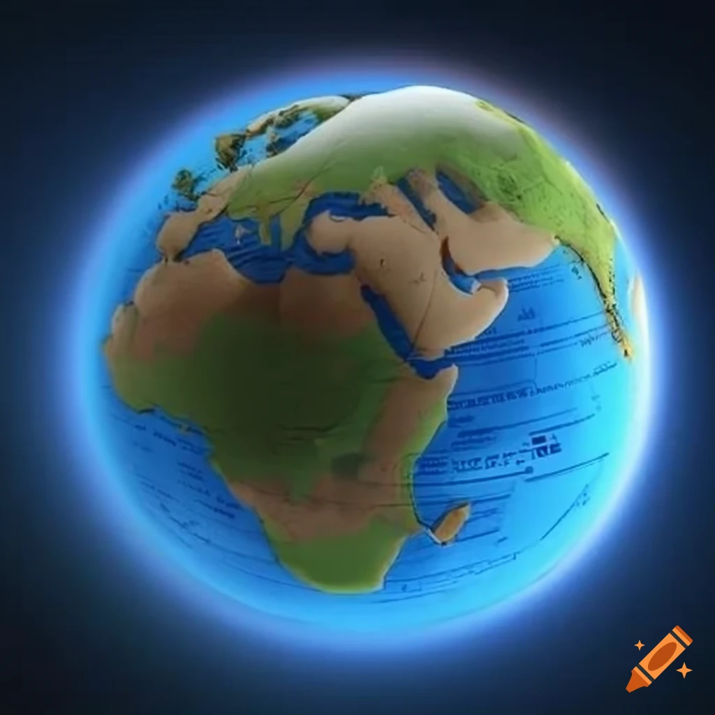 hyper realistic globe