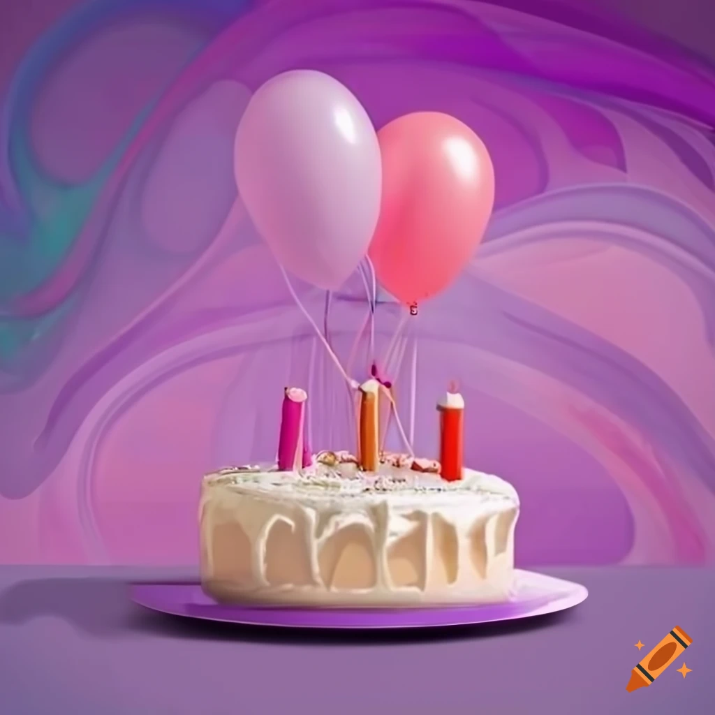 Birthday cake with flowers on transparent background PNG - Similar PNG
