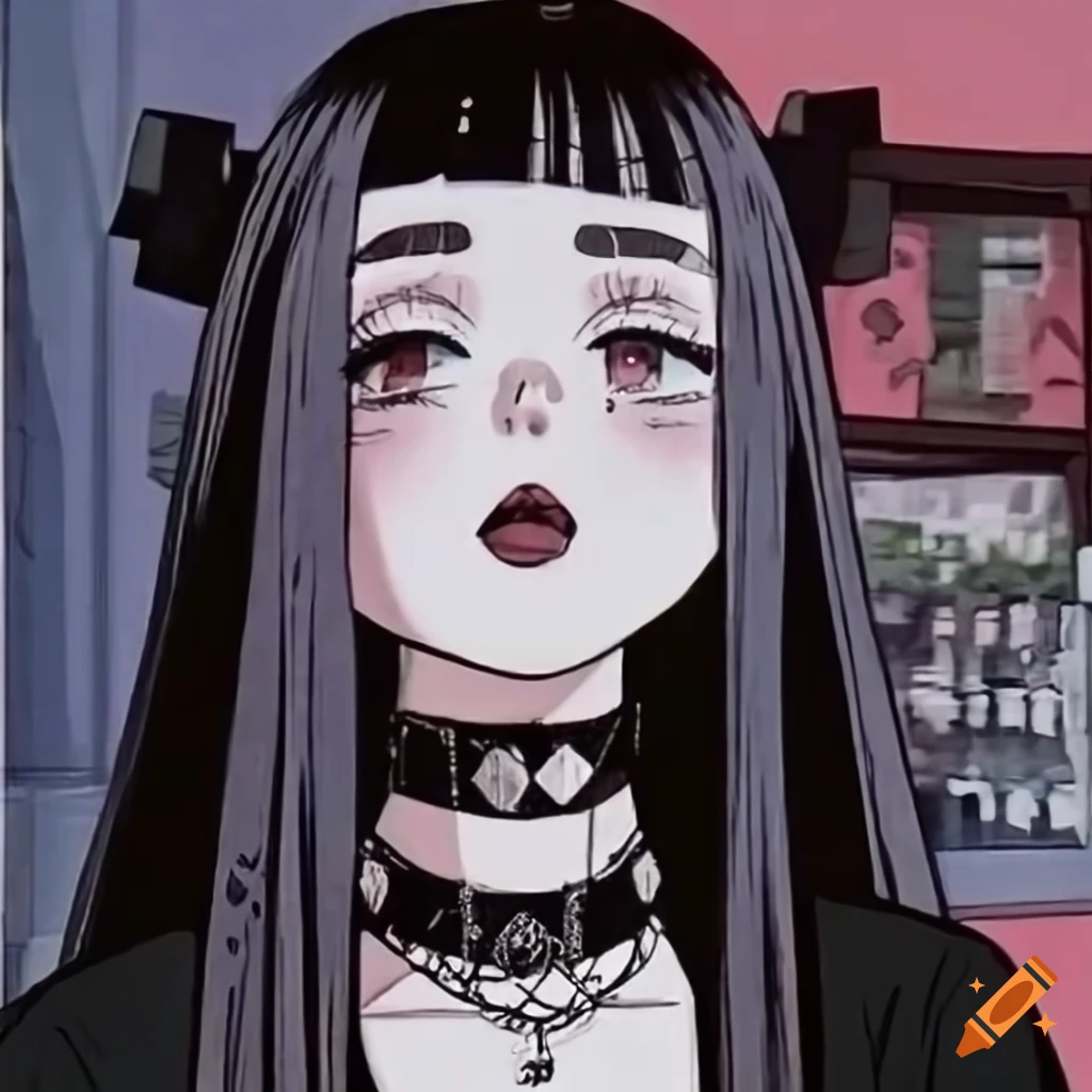 Anime goth girl, cartoon goth girl HD phone wallpaper | Pxfuel-demhanvico.com.vn