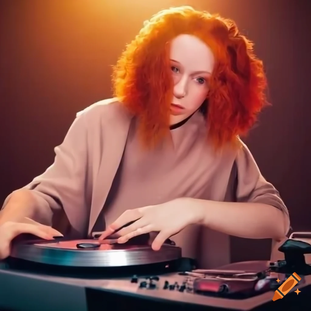 red-haired-disc-jockey-playing-records-on-craiyon