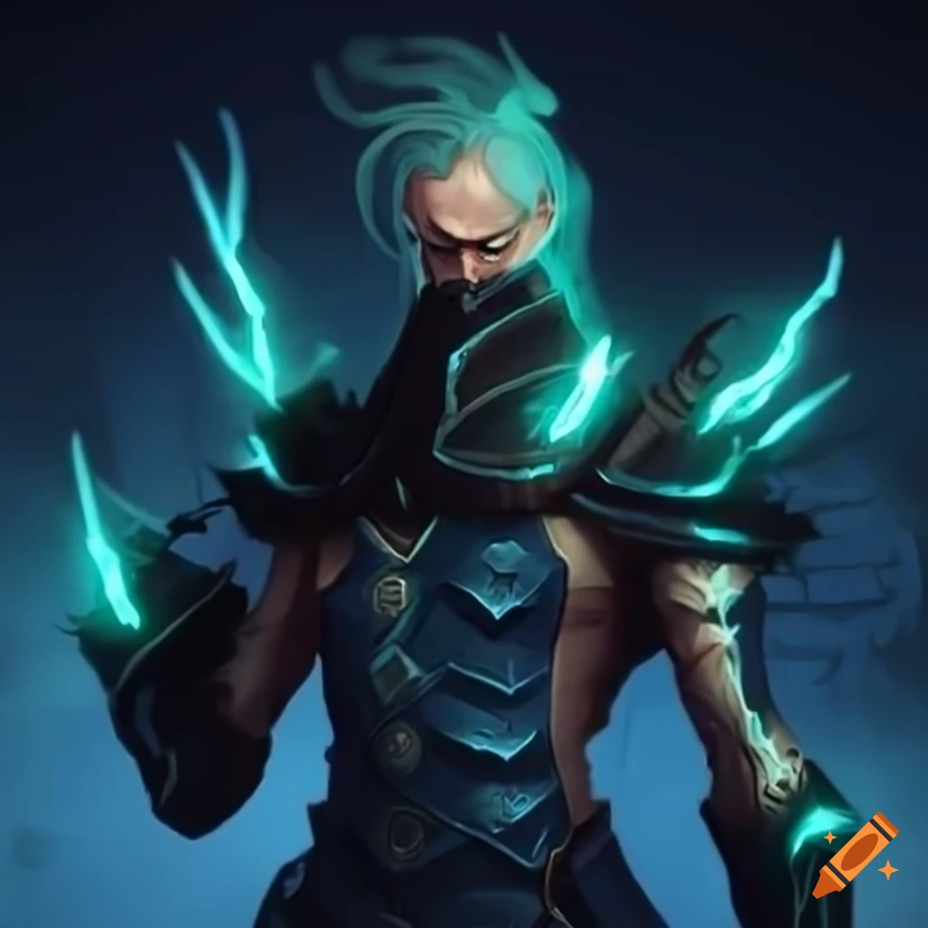 digital art of a Xenon mage
