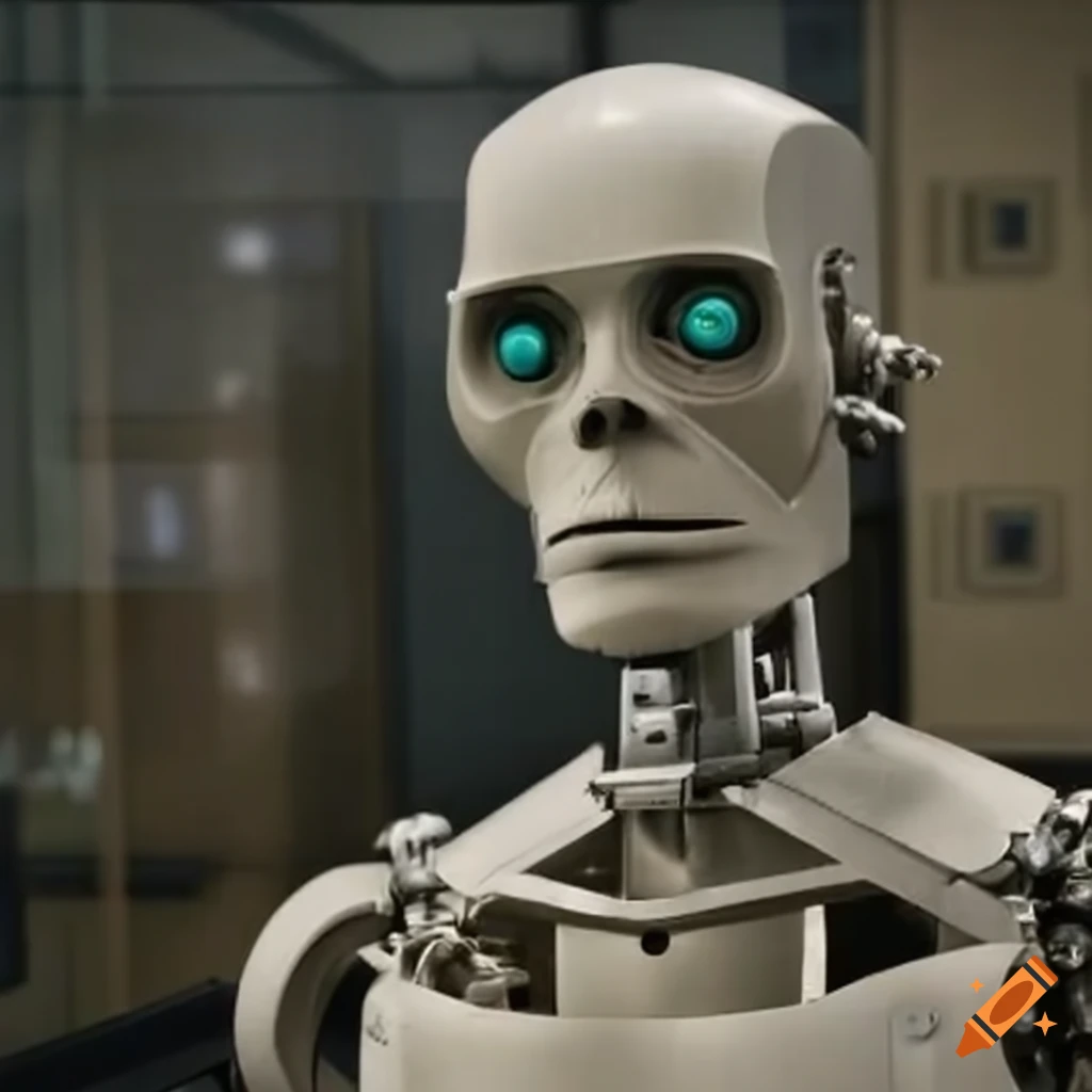 Cover Of The Science Fiction Book the Robots Of Death On Craiyon