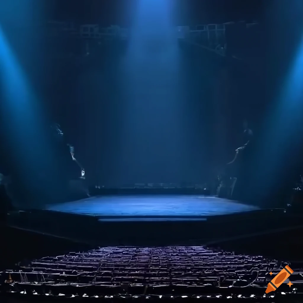 empty rock concert stage