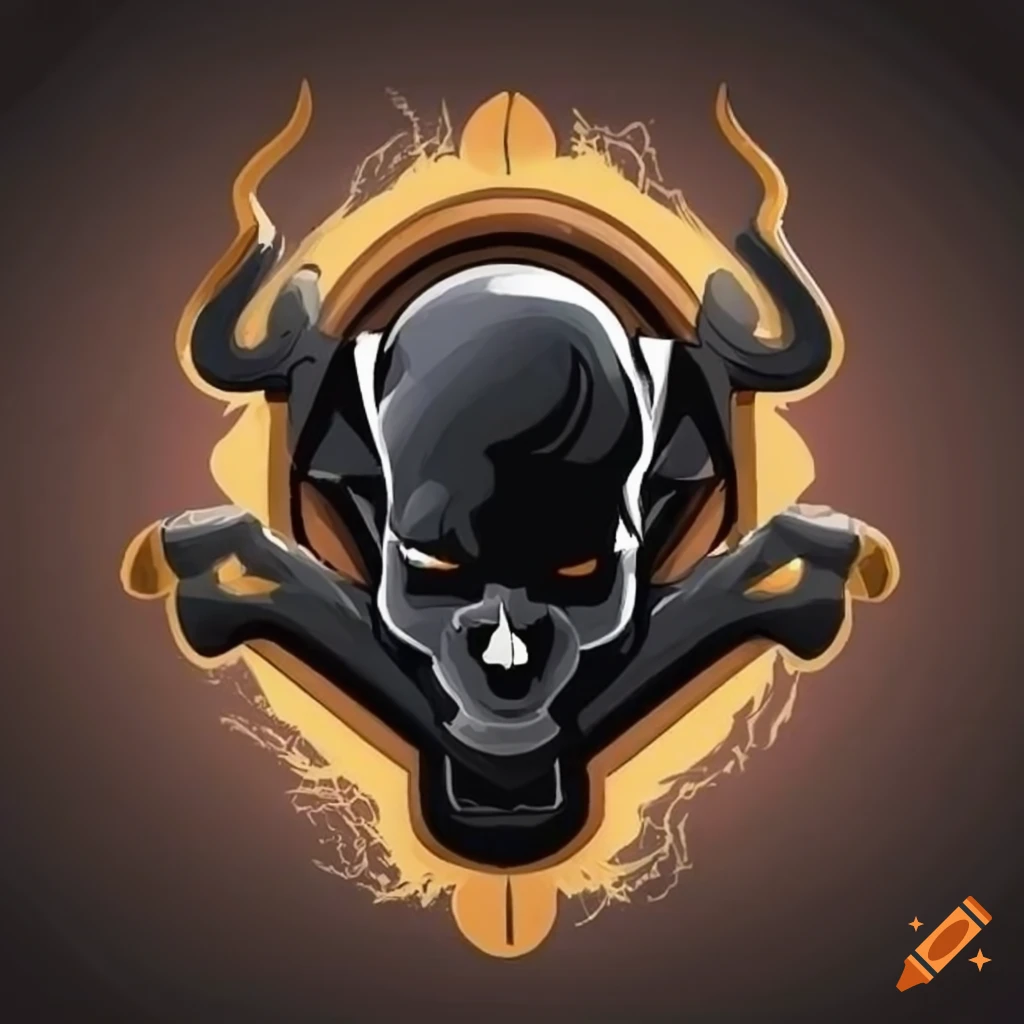 Skull Gaming Logo Template, Logos ft. skull & symbol - Envato Elements