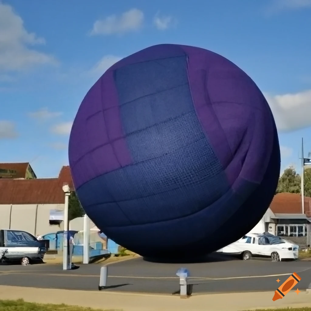 Gigantic navy blue and dark purple sock sphere on Craiyon