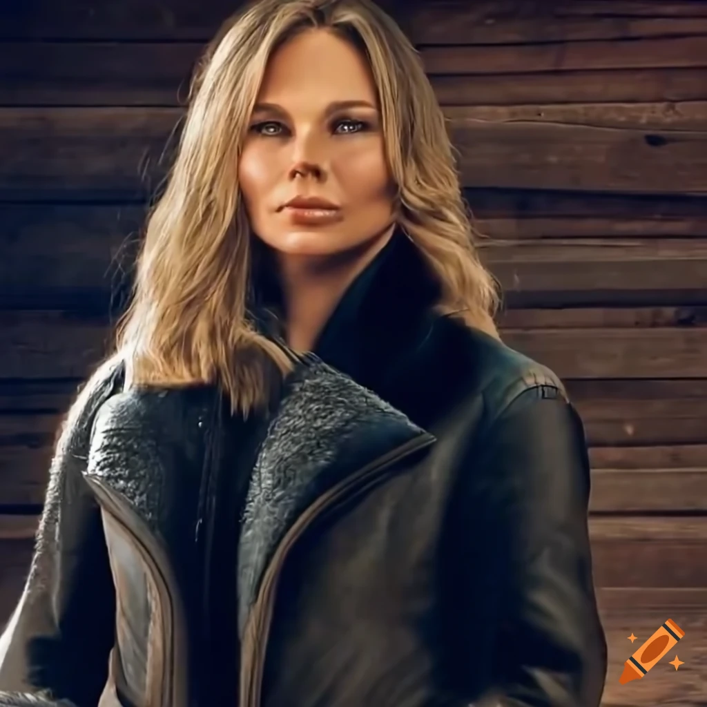 photo-of-a-person-wearing-a-black-sheepskin-jacket-and-trousers-on-craiyon