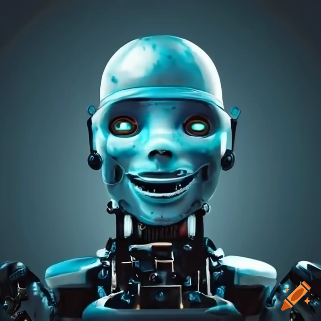 smiling robot hacker