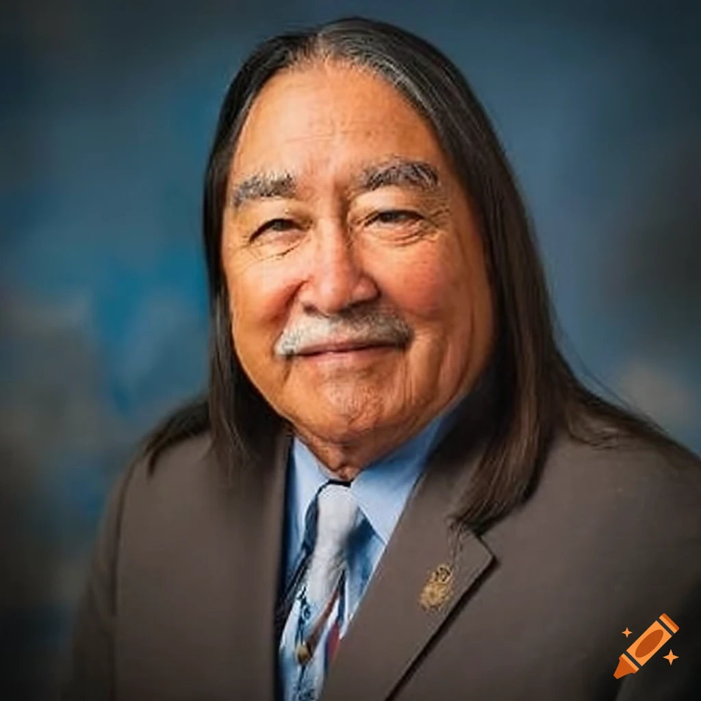 Portrait of dennis l. yazzie, director of native american affairs on