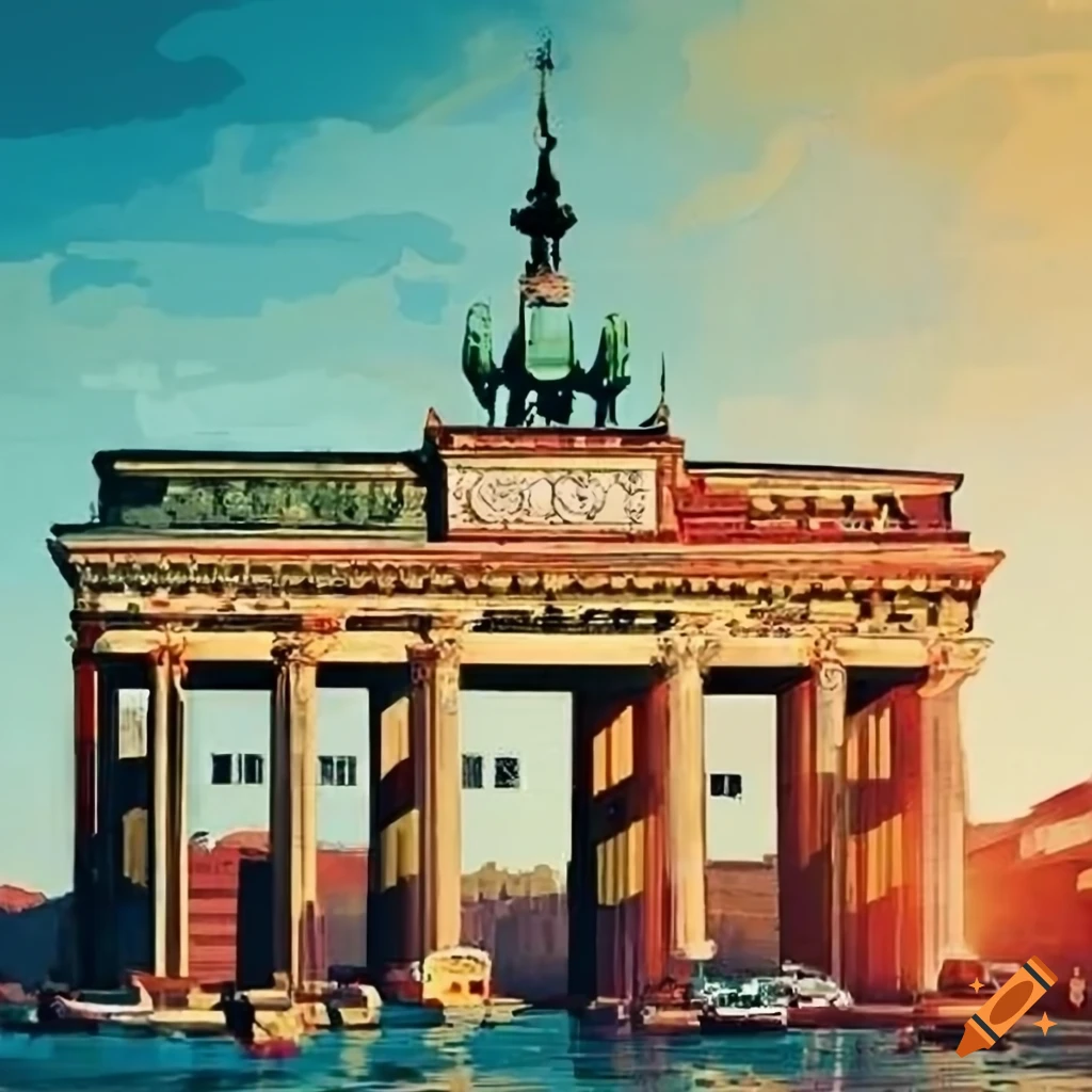 Vintage Travel Poster Of Berlin On Craiyon