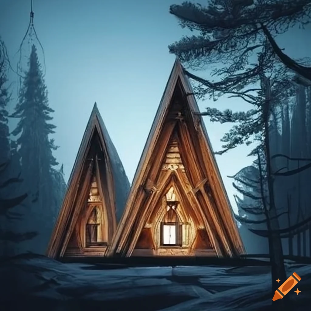 cathedral-like cabin architecture