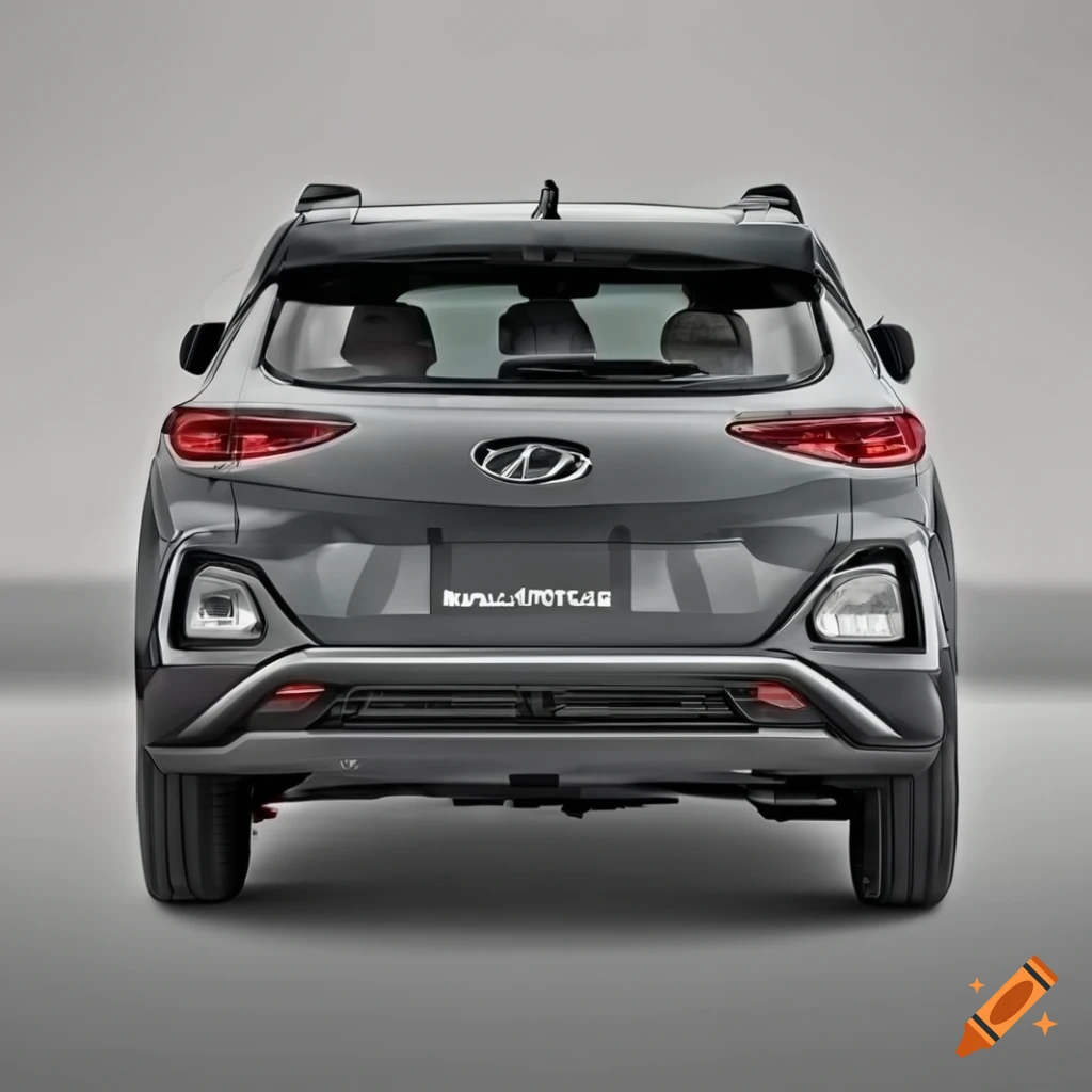 rear view of 2022 Hyundai Santa Fe Kona
