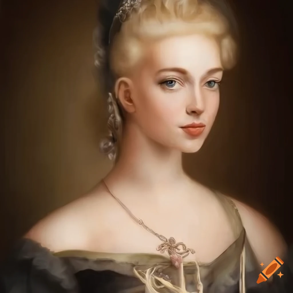 Portrait of a blonde noblewoman from the renaissance on Craiyon