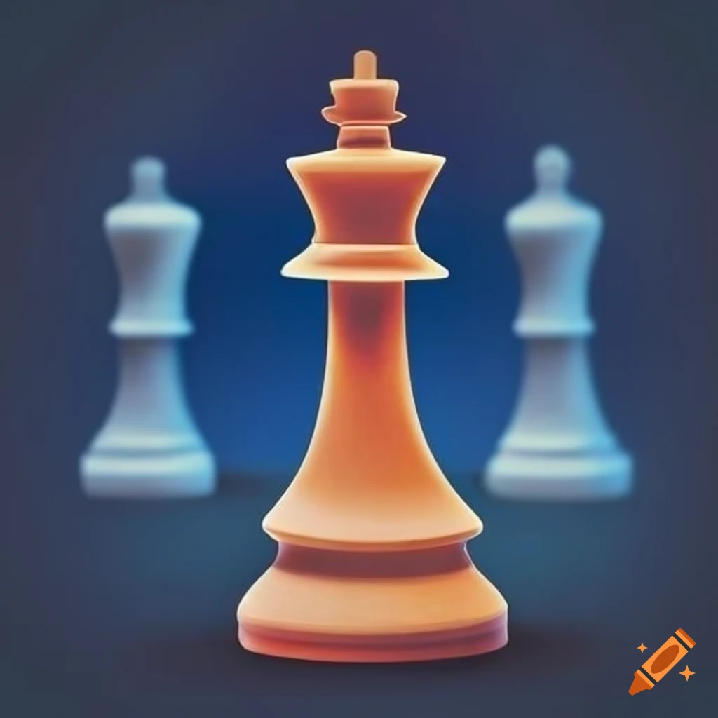 Download wallpapers 3d chess, neon light, 3d chessboard, blue