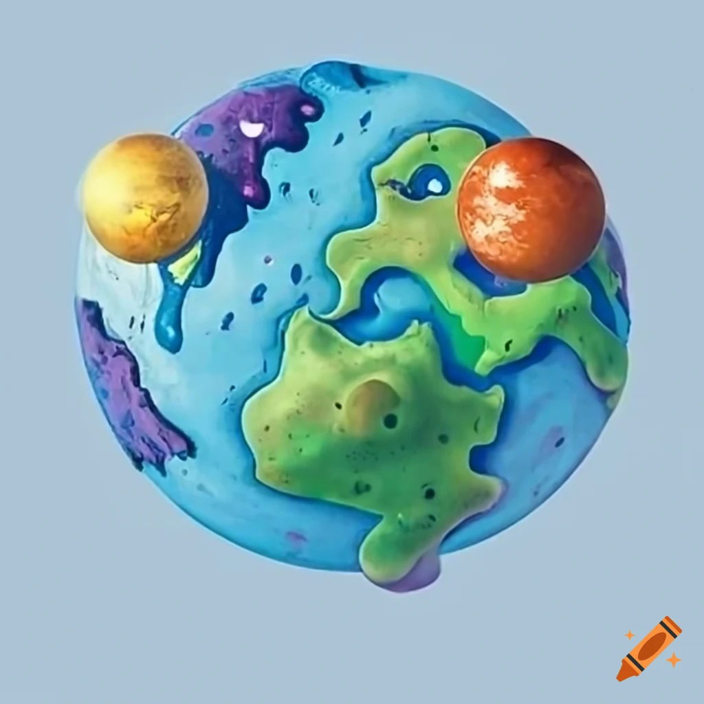 Colorful And Educational Children s Planetary Illustration