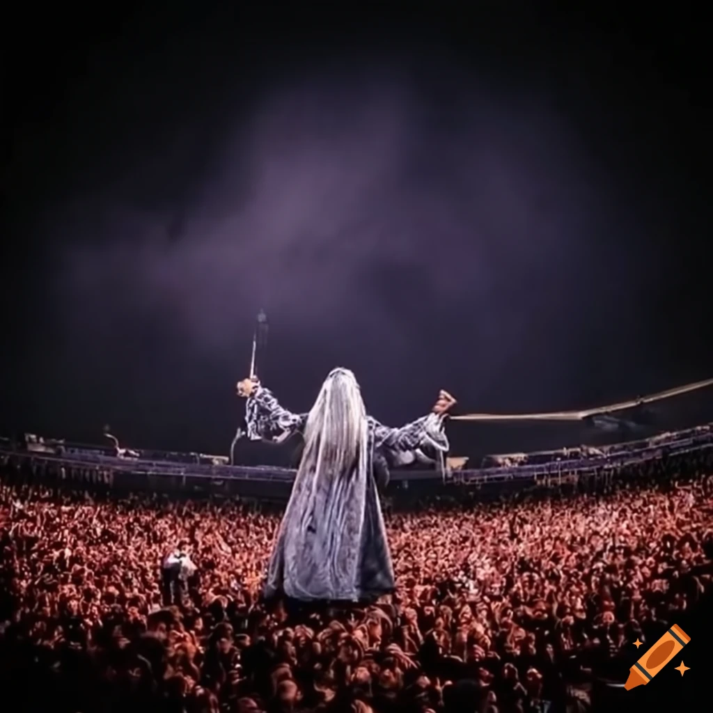 Gandalf performing live at Stade de France
