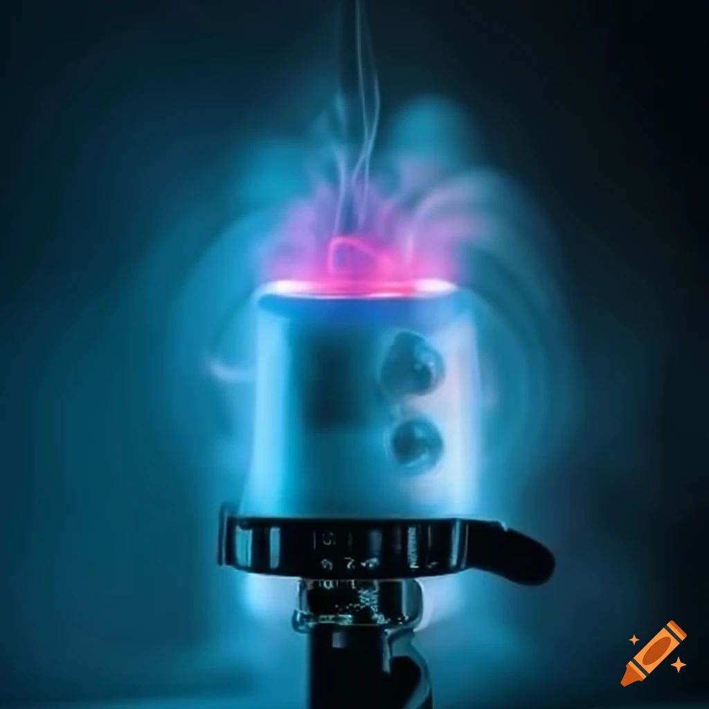 plasma reactor shaped like a tea mug