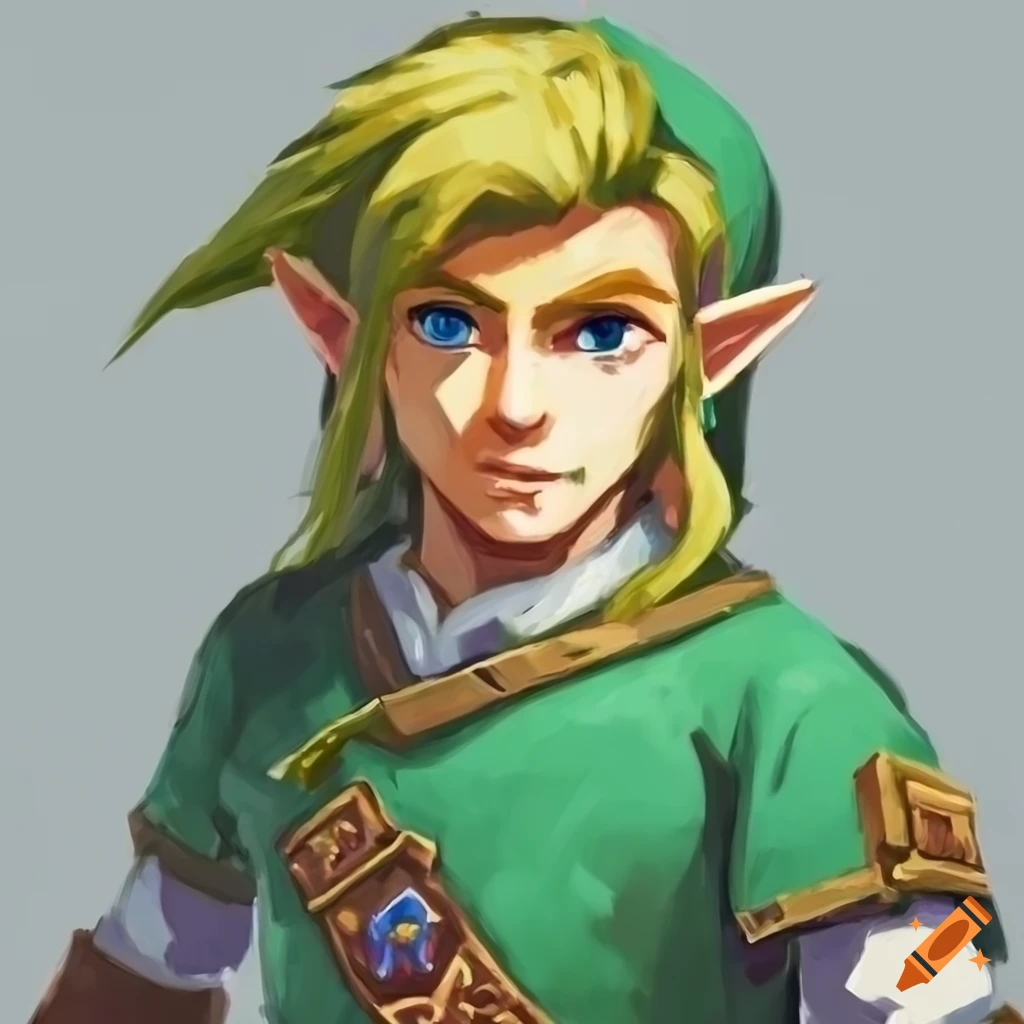 Portrait Of Link From Legend Of Zelda On Craiyon