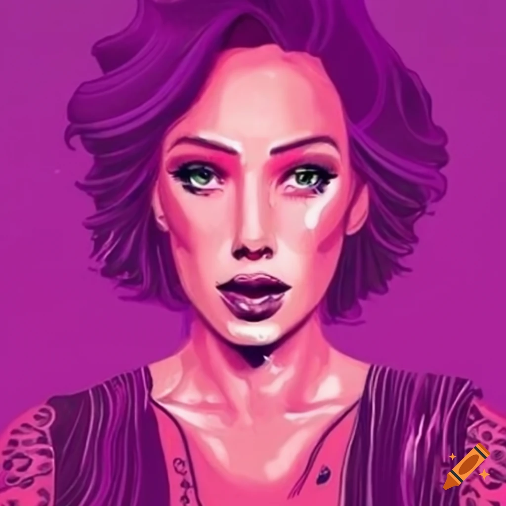 Transgender Artwork In Pink And White On Craiyon