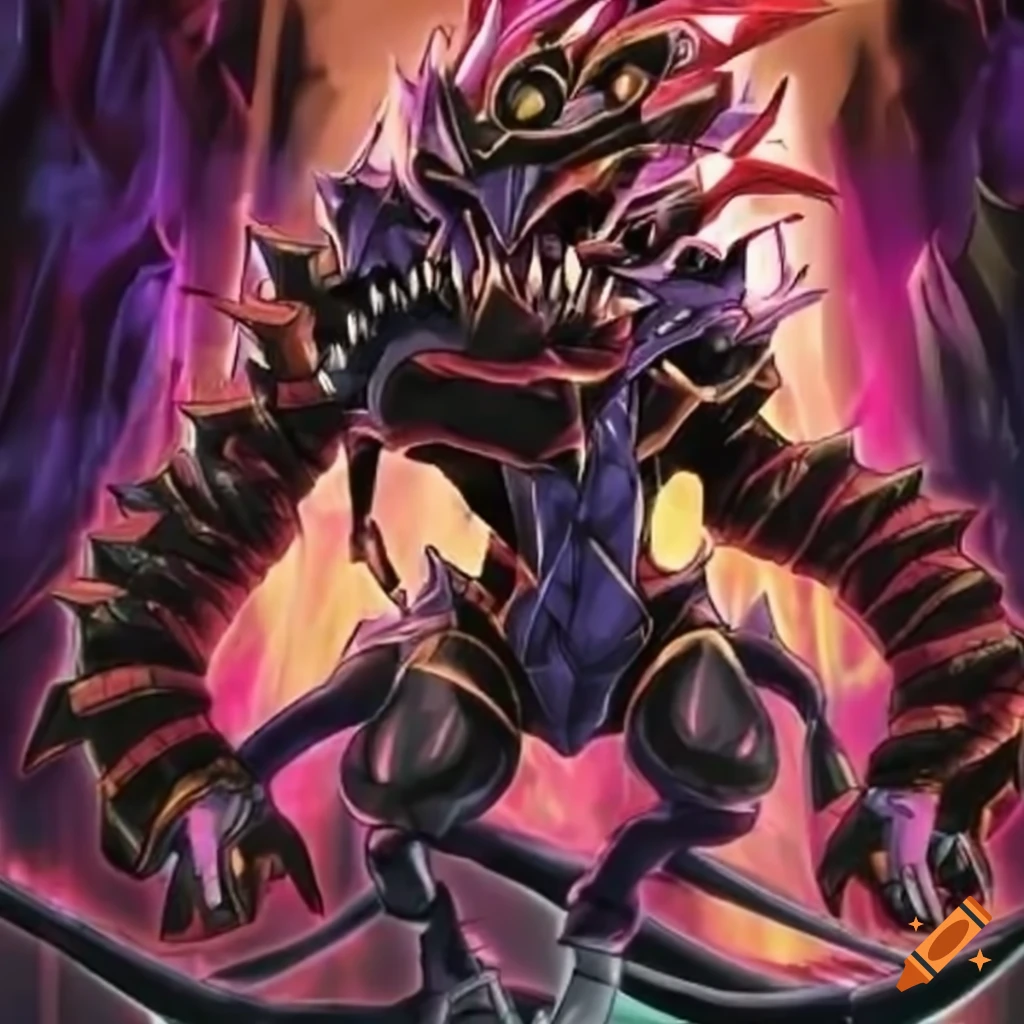 Illustration of a dangerous yu-gi-oh monster