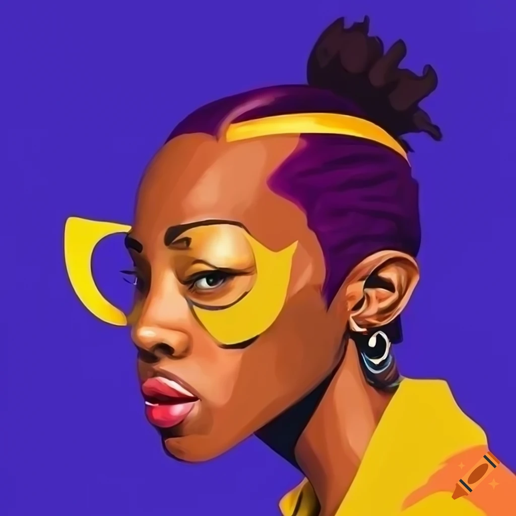 vibrant illustration of the Wu Tang Clan members