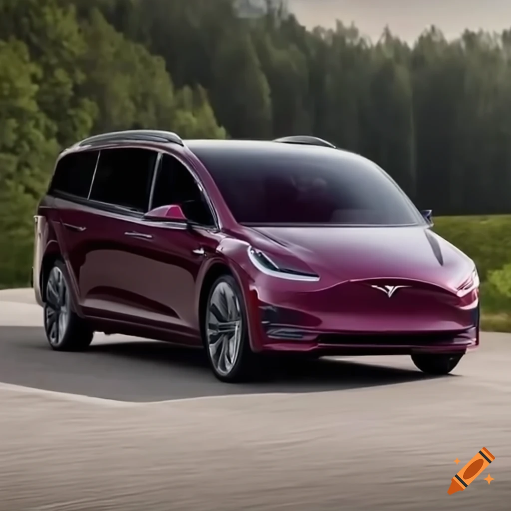 Tesla Minivan Model M A New Family Cruiser On Craiyon