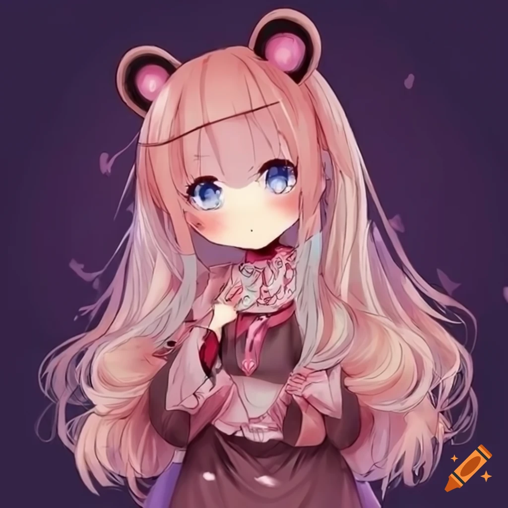 Bear anime girl pfp